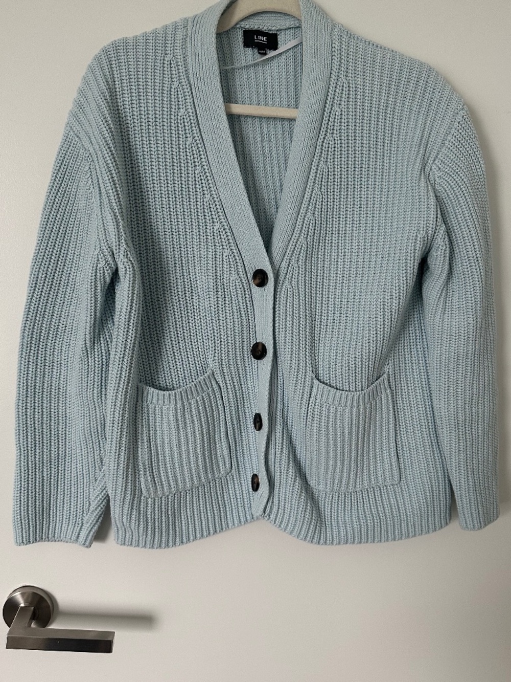 LINE Cotton Cardigan